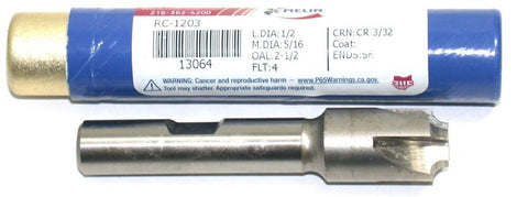 Melin 3/32" Radius Corner Rounding End Mill RC-1203 New