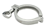 Steel O'Brien 13MHHM-2.5  2-1/2" 304SS Tri-Clamp Sanitary Single Pin Clamp