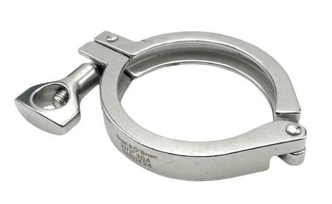 Steel O'Brien 13MHHM-2.5  2-1/2" 304SS Tri-Clamp Sanitary Single Pin Clamp