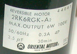 Oriental Motor 2RK6RGK-A2  AC Motor 100 VAC 6 Watt