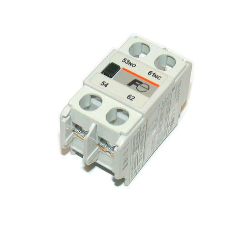 FUJI ELECTRIC  SZ-A11/T   AUXILIARY CONTACT BLOCK 10 AMP  1 N.O. 1 N.C. CONTACTS