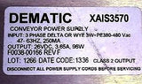 Dematic XAIS3570 Conveyor Power Supply 3 Phase 26VDC 3.65A 96W