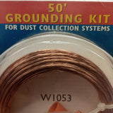 Woodstock W1053 50' Grounding Kit For Dust Collection Systems
