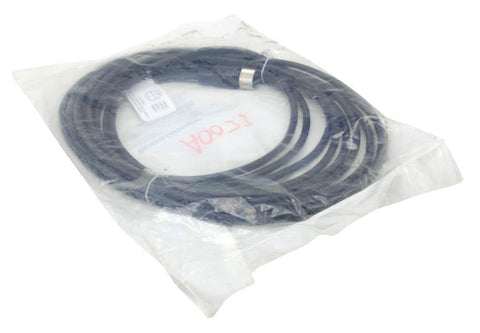 Mencom MDC-4FP-5M-B  5m Micro-DC 5-Pin M12 Female Plug To Flying Leads Cordset