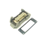 Harting  HAN-E16F  Connector Hood W/Female insert 16-Pin 16 Amp 400 VAC