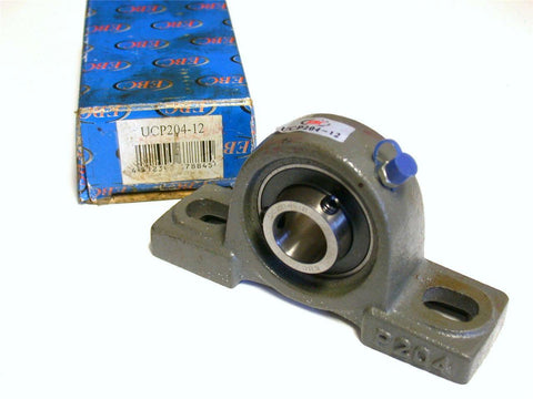 BRAND NEW IN BOX EBC 2 BOLT PILLOW BLOCK 0.75" BORE UCP204-12