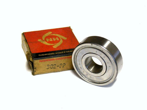 NEW IN BOX NORMA HOFFMANN NH BALL BEARING 15MM X 42MM X 13MM 302-PP