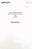 California Instruments Model MXT10 Interface Module Instruction Manual