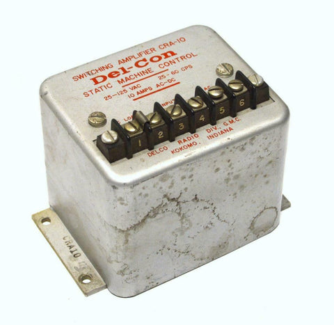 Delco Radio DEL-CON CRA-10 Switching Amplifier Static Machine Control