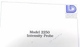 Larson Davis Model 2250 Intensity Probe User Manual