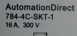 Automation Direct 784-4C-24D Cube Relay W/ 784-4C-SKT-1 Socket