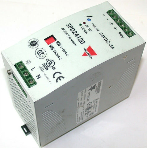 Carlo Gavazzi Switching Power Supply 24VDC 5A SPD241201