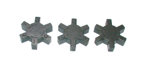 LOT OF 3 LOVEJOY  L-075   BLACK SPIDER  COUPLING INSERTS