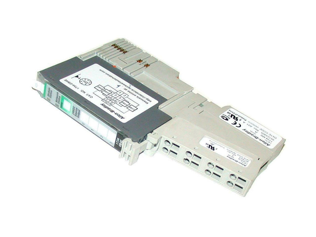 ALLEN BRADLEY 1734-0B4E PLC 24 VDC SOURCE OUTPUT MODULE W/ TERMINAL BL