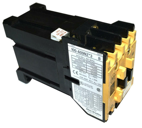 ALLEN BRADLEY 100-A09NZ*3 SERIES B CONTACTOR 600 VOLT