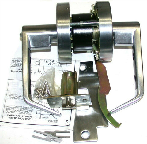 S. Parker Keyed Grade 2 Contractor 2 3/4" Backset Leverset XL8160A26DIC NIB