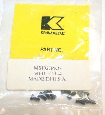 Package of 10 New Kennametal Insert Screws MS1027PKG
