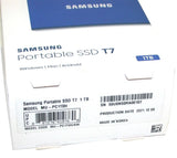 SAMSUNG SSD T7 Portable External Solid State Drive 1TB MU-PC1T0H Blue NIB