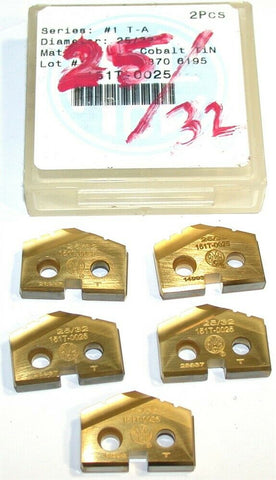 5 Allied Machine Original T-A 25/32" Carbide Spade Drilling Insert 151T-0025