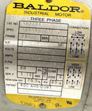 Baldor VM3556 Electric Motor 1 HP 1140 RPM 56C 208-230/460V 3 Phase