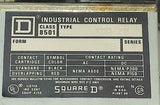 Square D  8501XD020  Control Relay Series A 2 N.O. Contacts 24 VDC Coil
