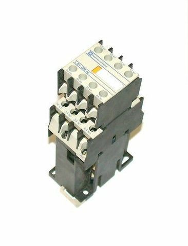 TELEMECANIQUE CONTROL RELAY W/AUX CONTACT BLOCK CA3DN40
