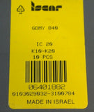 Lot of 7 New Iscar GDMY 840 IC20 Carbide Face Grooving & Turning Inserts 6401882