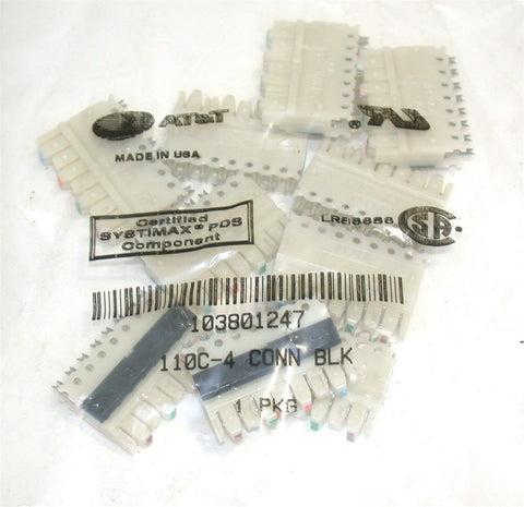 Lot 10 - 110 Clips for AT&T Lucent Avaya & Commscope Connector Blocks