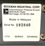 Beckman Industrial FG3-A Sweep Function Generator 117 Volts 20 VA - SOLD AS IS