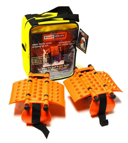 NEW SET OF 2 SNOWGRIPS TRACTION AID TIRE MOUNT GRIPS (10 AVAILABLE)