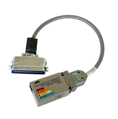 Allied Telesyn CentreCOM AT-MX20T Twisted Pair Transceiver With Cable