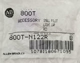 Allen Bradley 800T-N122R Red Small Pilot Light Cap (2 Available)