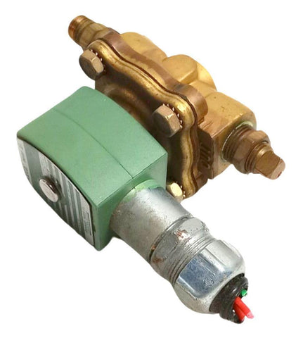 ASCO 8210G1 Solenoid Shut-Off Valve 2-Way 3/8"NPT 24VDC 50/60HZ 5-200PSI