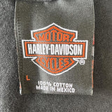 Harley Davidson Motorcycles Men's Graphic Black Short Sleeve Shirt Size Large