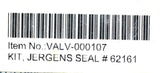 NEW JERGENS VALV-000107 SEAL KIT FOR 62161 (2 AVAILABLE)