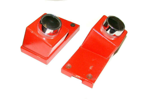 Idec  TWCIO  Black Momentary Pushbutton Set W/Heavy Duty Aluminum Frames