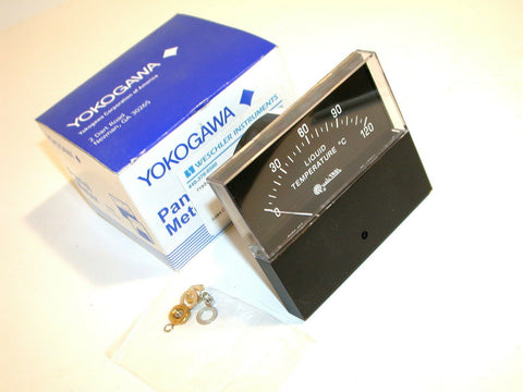 UP TO 5 YOKOGAWA PANEL METER 0-120 WINDING TEMP C MODEL 255 FREE SHIPPING