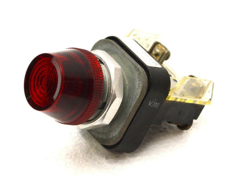 Allen Bradley 800T-Q10 Red Pilot Light Series N 120 Volts (4 Available)