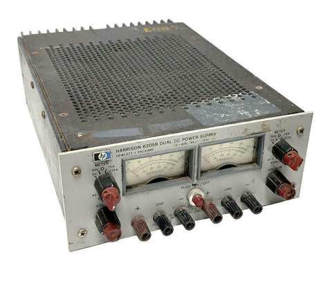 HP Harrison 6205B Dual DC Power Supply 0-40 Volts @ 0.3 Amps - SOLD AS IS