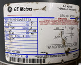 General Electric 5KH39QN5537X Motor 1/4 HP 1725 RPM 230V 1 Phase
