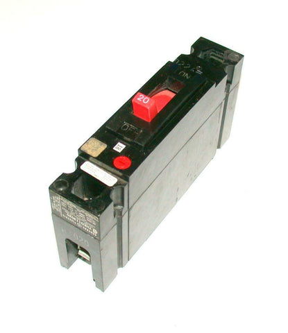 GENERAL ELECTRIC  THED113020  SINGLE POLE CIRCUIT BREAKER 20 AMP 277 VAC