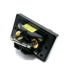 Rees 02712-032 Make Before Break Red / Green Mushroom Head Push Button Switch