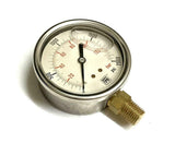 Nuova Fima HC1P-140S Liquid Filled Pressure Gauge 0-2000 PSI 1/4" NPT