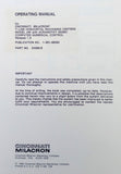 Cincinnati Milacron T-Line Horizontal Machining Center Model AM Operators Manual