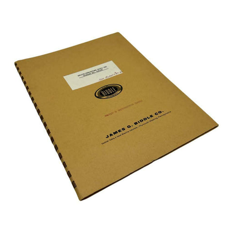 Biddle 602508 Kelvin-Wheatstone Ratio Set Operating Manual