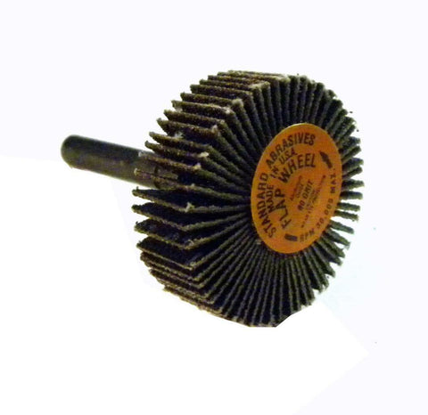 NEW STANDARD ABRASIVES SA 612106 FLAPWHEELS 1-1/2" X 1/2" X 1/4" 80 GRIT