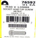 Holo-Krome 76592 Socket Head Cap Screw Metric Grade-12.9 ISO-4762 ISO-898-1