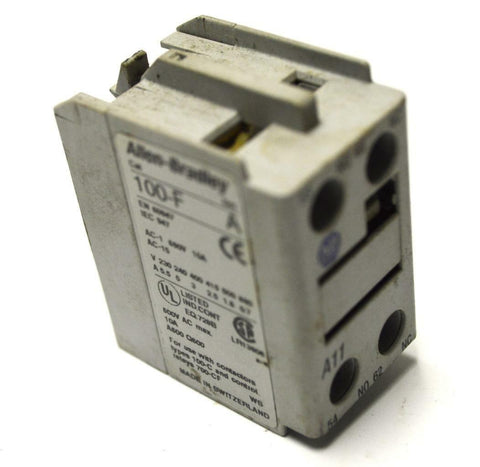 ALLEN BRADLEY 100-F SERIES A CONTACT BLOCK 690 VOLT 10 AMP