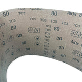 3M 341D 348D Cloth Sanding Belt TC3 A10x 80-Grit X-Weight 9" x 48"