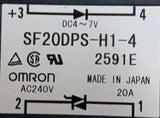 Omron SF20DPS-H1-4 Solid State Relay 20A 240VAC 4-7 VDC